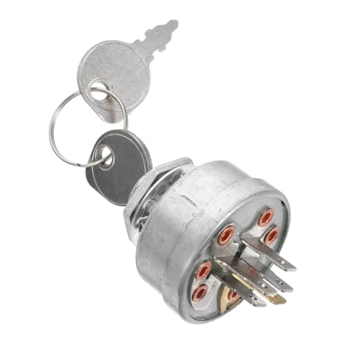 Warmhm Zündschalter für Rasenmäher Starter mit Schlüssel Zündschalter Kompatibel mit Einfache Installation Langlebige Materialien im Gebrauch für Rasenmäher Warmhm Zündschalter für Rasenmäher Starter mit Schlüssel Zündschalter Kompatibel mit Einfache Installation Langlebige Materialien im Gebrauch für Rasenmäher von Warmhm