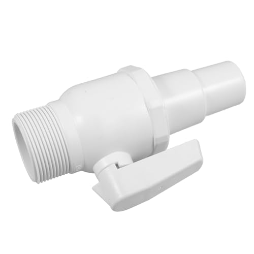 Warmhm Zwei Wege Kugelhahn Poolventil für Filter Skimmer Langlebiges Absperrventil Kompatibel mit Hayward Vielseitig für Poolablauf und Pumpensysteme Warmhm Zwei Wege Kugelhahn Poolventil für Filter Skimmer Langlebiges Absperrventil Kompatibel mit Hayward Vielseitig für Poolablauf und Pumpensysteme von Warmhm