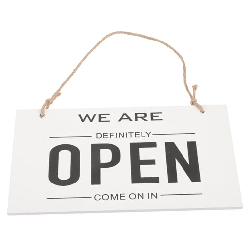 Warmhm Zweiseitiges Holz Türschild Open Closed Geschäftsschild Modernes Langlebiges Dekoschild für Geschäfts Bürotüren Rustikale Wanddekoration Einfach Drehbar Weiß Rechteckig Warmhm Zweiseitiges Holz Türschild Open Closed Geschäftsschild Modernes Langlebiges Dekoschild für Geschäfts Bürotüren Rustikale Wanddekoration Einfach Drehbar Weiß Rechteckig von Warmhm