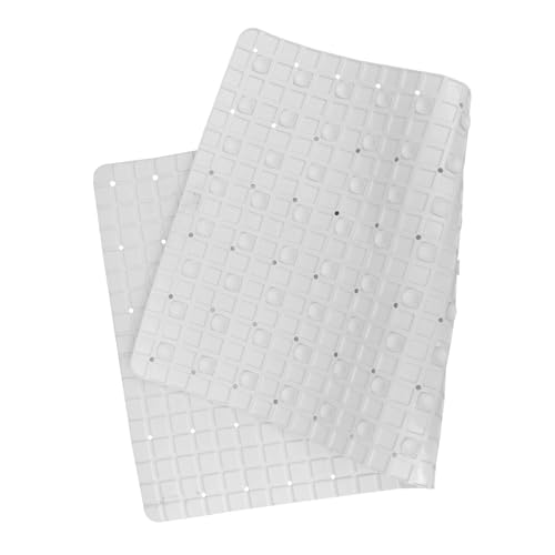 Warmhm rutschfeste Badewannenmatte mit Saugnäpfen Wasserdichtes PVC bodenpad Weiche Anti rutsch badematte für Badezimmer Dusche und Pool Fußmassagefunktion Weiß Hautfreundlich Warmhm rutschfeste Badewannenmatte mit Saugnäpfen Wasserdichtes PVC bodenpad Weiche Anti rutsch badematte für Badezimmer Dusche und Pool Fußmassagefunktion Weiß Hautfreundlich von Warmhm