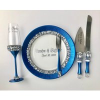 5Er Set Flötenteller Gabel Kuchenset Mis Años Geschenk Quinceanera Flöten Gläser Sweet 16 Jubiläumsgeschenk von WarmhomeGifts