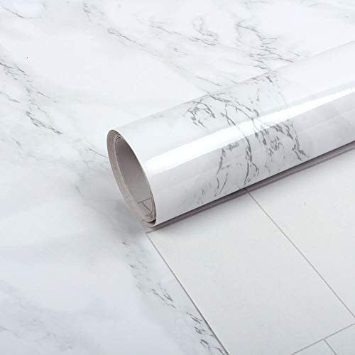 Klebefolie Möbel 60 x 500 cm Möbelfolie Selbstklebend Wasserdicht Klebefolie Marmor PVC Möbelfolie zum Kleben 60cm x 5m Küchenfolie Wand Dekofolie für Möbel Weiß Klebefolie Möbel 60 x 500 cm Möbelfolie Selbstklebend Wasserdicht Klebefolie Marmor PVC Möbelfolie zum Kleben 60cm x 5m Küchenfolie Wand Dekofolie für Möbel Weiß von Warmiehomy