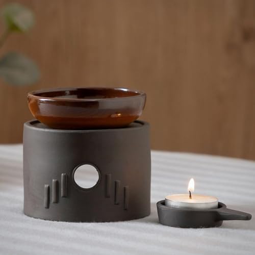 Handgemachte große Kapazität ätherisches Öl Brenner Wachs Schmelzbrenner Brenner, Aromatherapie Aroma Brenner Keramik Öl Diffuser Kerze Teelicht Halter Home Schlafzimmer Dekor Handgemachte große Kapazität ätherisches Öl Brenner Wachs Schmelzbrenner Brenner, Aromatherapie Aroma Brenner Keramik Öl Diffuser Kerze Teelicht Halter Home Schlafzimmer Dekor von Warmself