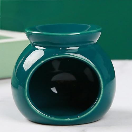 Warmself Aromalampe Metall Teelichthalter aus Keramik Duftlampe aus Keramik Wachsschmelzbrenner Kleine Größe Schwarzgrün Warmself Aromalampe Metall Teelichthalter aus Keramik Duftlampe aus Keramik Wachsschmelzbrenner Kleine Größe Schwarzgrün von Warmself