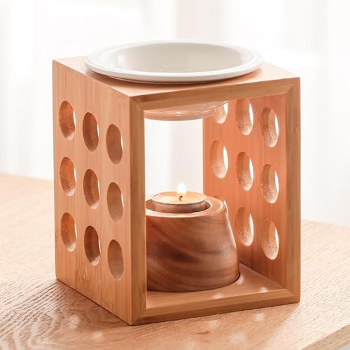 Warmself Aromalampe Teelichthalter aus Keramik Duftlampe aus Keramik Wachsschmelzbrenner Nine Palace Grid 150ml Warmself Aromalampe Teelichthalter aus Keramik Duftlampe aus Keramik Wachsschmelzbrenner Nine Palace Grid 150ml von Warmself