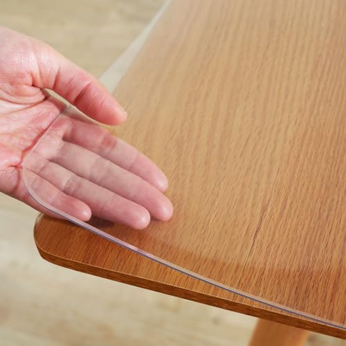 Warmstar Transparenter Tischschutz, 2 mm dick, transparenter Tischschutz, Kunststoff-Tischabdeckung, transparente Schreibtischunterlage, Schreibtischunterlage, Schreibtischschutzmatte für Couchtisch Warmstar Transparenter Tischschutz, 2 mm dick, transparenter Tischschutz, Kunststoff-Tischabdeckung, transparente Schreibtischunterlage, Schreibtischunterlage, Schreibtischschutzmatte für Couchtisch von Warmstar