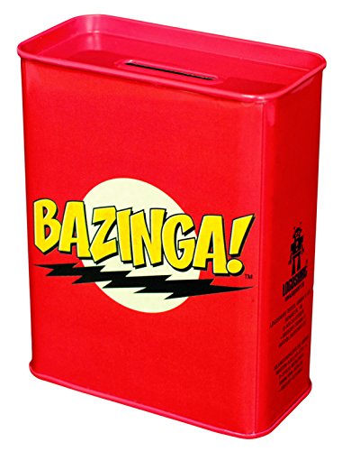 Warner Bros. Bazinga Spardose, Kaffeekasse - Big Bang Theory - Coin Bank Metall, rot 9 x 4,5 x 11,5 cm von Warner Bros.