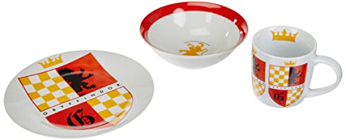 Kindergeschirr HP Gryffindor 3teilig Porzellan von Warner Brothers Harry Potter