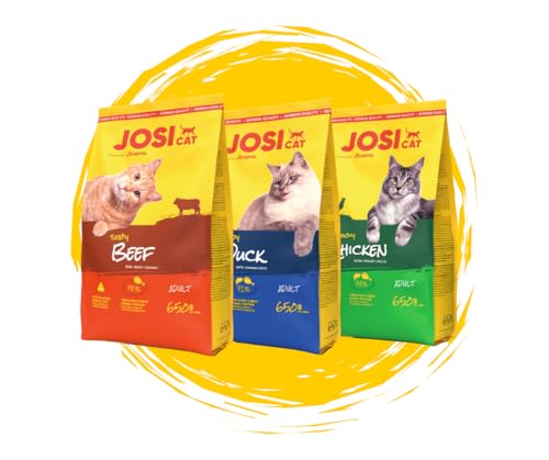 JosiCat | Mixpaket 3x650g Trockenfutter | Sparpaket | Josera Katzenfutter von Warnick´s Tierfutterservice