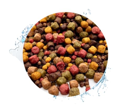 Warnick's Koifutter 10-Sorten-Mix mit Spirulina - 10 L, 3-6 mm - Fischfutter für Koi & Zierfrische - schwimmend & sinkend, gut verdaulich Warnick's Koifutter 10-Sorten-Mix mit Spirulina - 10 L, 3-6 mm - Fischfutter für Koi & Zierfrische - schwimmend & sinkend, gut verdaulich von Warnick´s Tierfutterservice