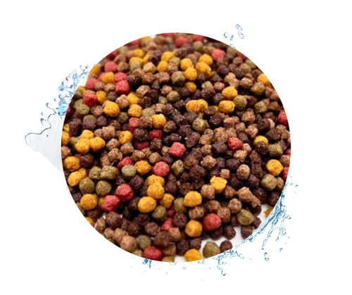 Warnick's Koifutter 8-Sorten-Mix mit Spirulina - 5 L, 3 mm - Fischfutter für Koi & Zierfrische - schwimmfähig & gut verdaulich von Warnick´s Tierfutterservice