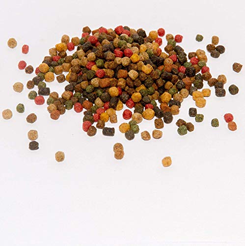 Warnicks Tierfutterservice KOI - KOIFUTTER 10-Sorten-Mix 15 kg mit Spirulina & Paprika in 6mm (3+6mm) von Warnick´s Tierfutterservice