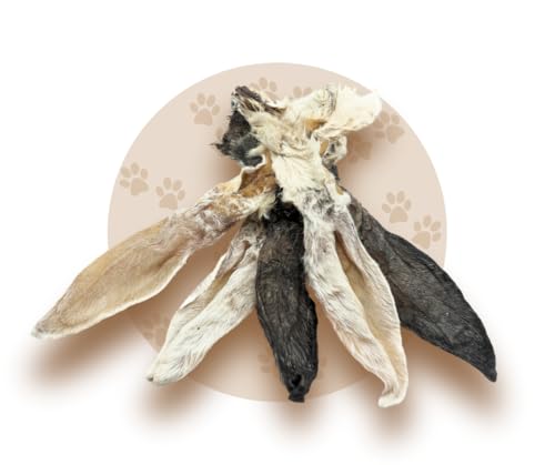 Warnick´s Tierfutterservice - Hundesnack - Warnicks Kaninchenohren mit Fell für Hunde 2kg – Naturkausnack – darmreinigend & hypoallergen – zur Zahnpflege – schonend getrocknet & ohne Zusätze von Warnick´s Tierfutterservice