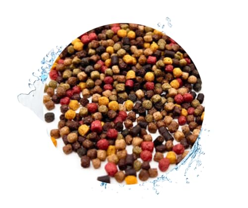 Warnicks Tierfutterservice Koifutter 3mm Spezialfutter aus Deutschland 5-Sorten-Mix 5Liter von Warnick´s Tierfutterservice