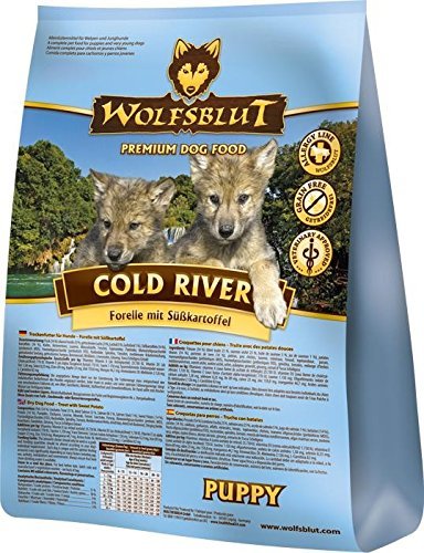Wolfsblut Cold River Puppy Trockenfutter für Welpen mit Forelle und Süßkartoffel (2KG) von Warnicks Tierfutterservice