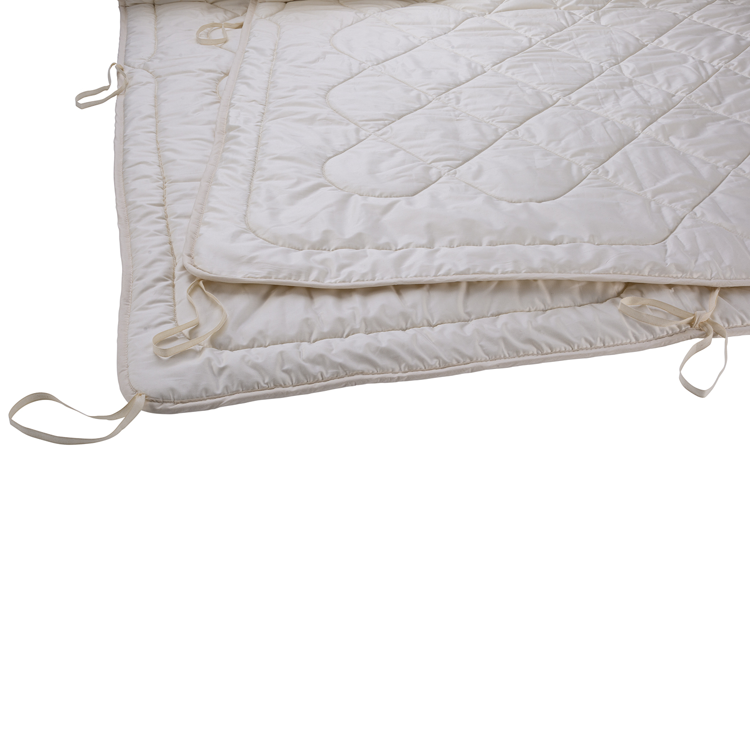4-Jahreszeiten-Steppbett aus Bio-Baumwolle, natur 155 x 220 cm 4-Jahreszeiten-Steppbett aus Bio-Baumwolle, natur 155 x 220 cm von Waschbär