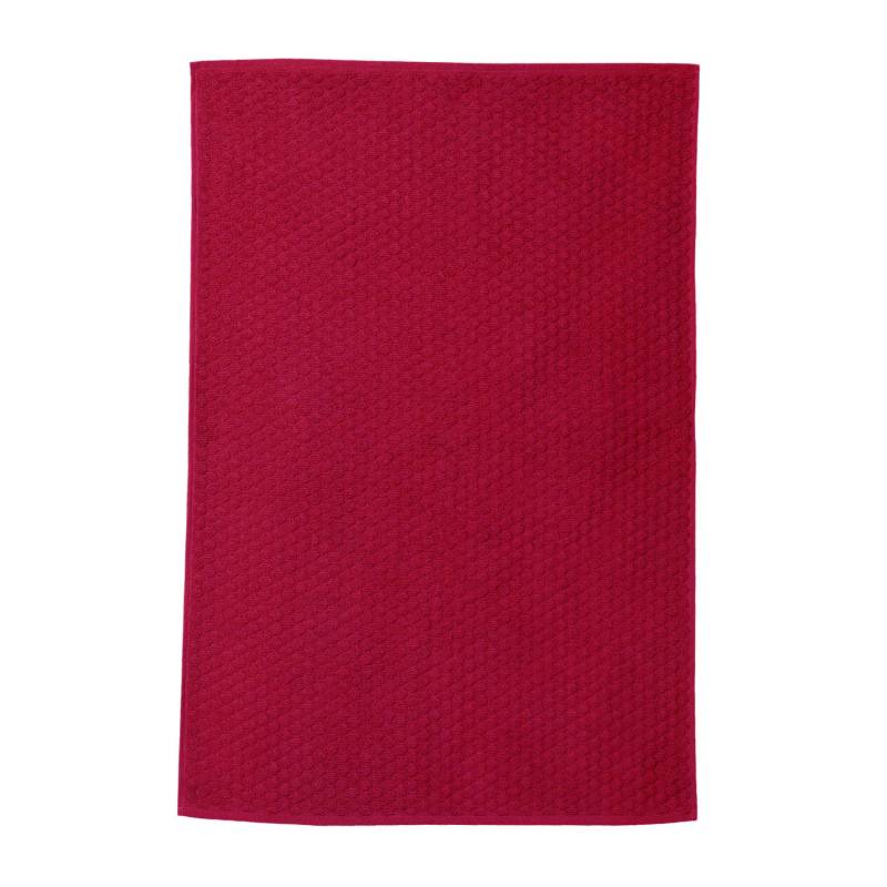 Badematte in Bio-Qualität, bordeaux 67 x 67 cm von Waschbär