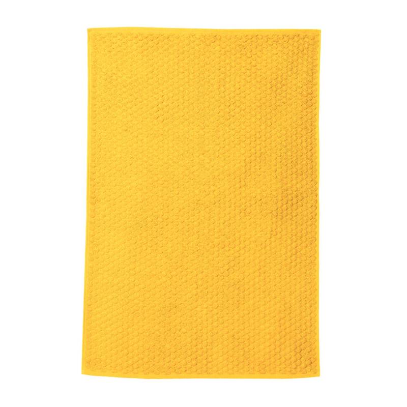 Badematte in Bio-Qualität, gelb 67 x 67 cm von Waschbär
