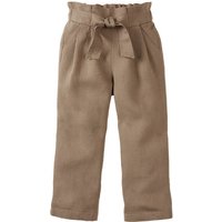 Leinenhose aus reinem Leinen, taupe von Waschbär