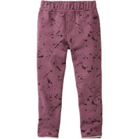 Sweat-Jeggings aus Bio-Baumwolle, plum-melange-bedruckt von Waschbär