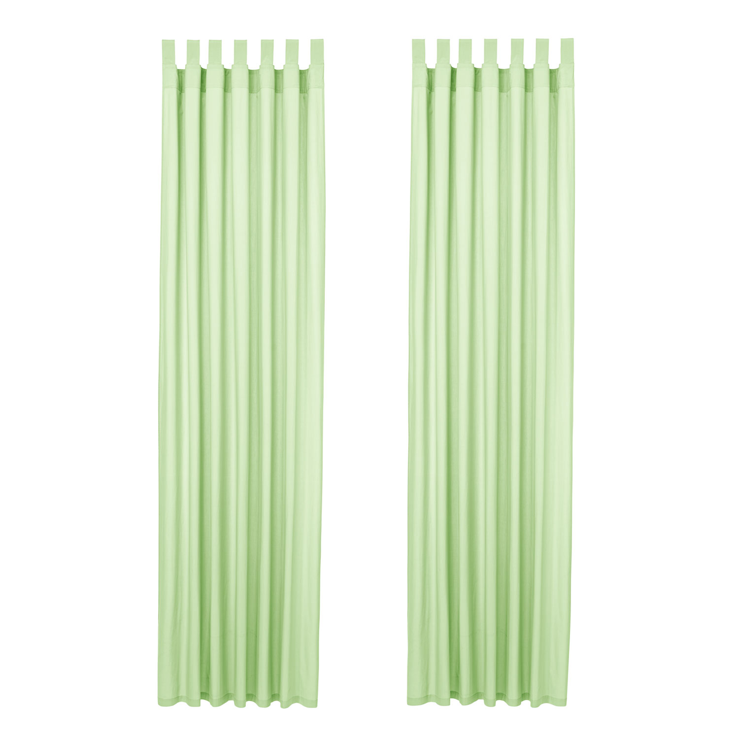 Schlaufenvorhang aus reiner Bio-Baumwolle, 2 Stück, silberpappel 135 x 245 cm Schlaufenvorhang aus reiner Bio-Baumwolle, 2 Stück, silberpappel 135 x 245 cm von Waschbär