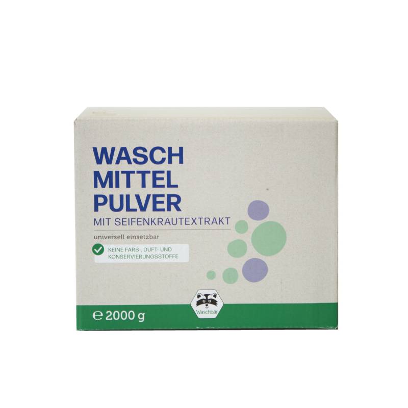 Waschmittelpulver Seifenkraut, 2 kg von Waschbär