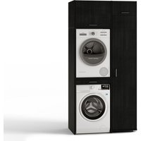 Waschturm Waschmaschinenschrank, BxHxT: 112 x 233 x 65,4 cm - weiss von Waschturm