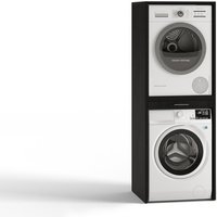 Waschturm Waschmaschinenschrank »WSTT185-S«, BxHxT: 67 x 185 x 65,4 cm - schwarz von Waschturm