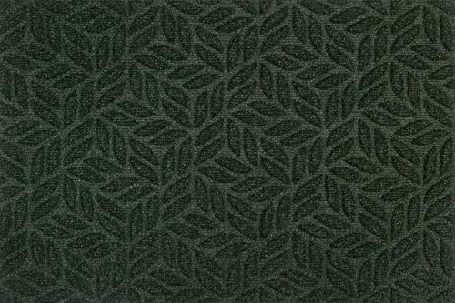 DUNE Leaves Midnight Green 60x90cm, innen und außen, waschbar von Wash+Dry