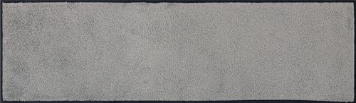 Wash+Dry Fußmatte, Cool Grey 35x120cm, innen und außen, waschbar, grau von Wash+Dry