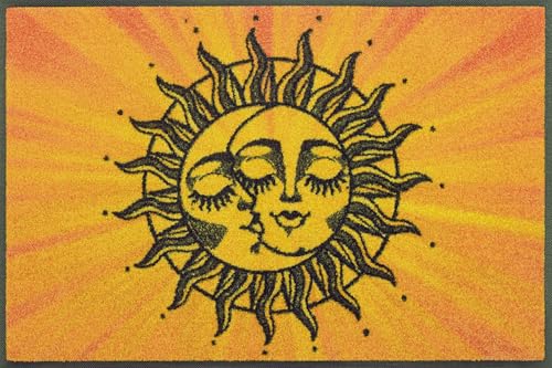 wash+dry Fußmatte, Kiss The Sun 50x75cm, innen und außen, waschbar von Wash+Dry
