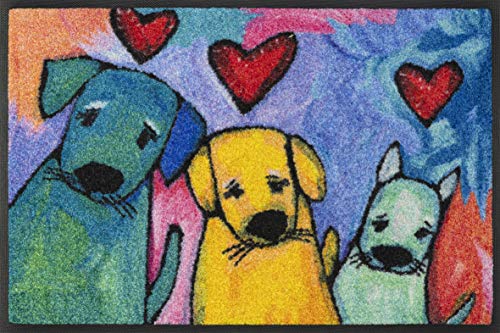 wash+dry Fußmatte, Doggies 50x75 cm, innen und außen, waschbar wash+dry Fußmatte, Doggies 50x75 cm, innen und außen, waschbar von Wash+Dry