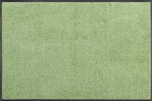 wash+dry Fußmatte, Lime Lagoon 50x75cm, innen und außen, waschbar, grün von Wash+Dry