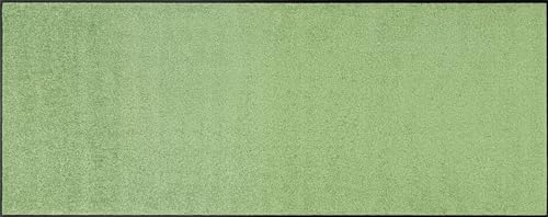 wash+dry Fußmatte, Lime Lagoon 75x190cm, innen, waschbar, grün von Wash+Dry