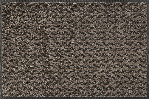 wash+dry Fußmatte Duo Mocha 40x60cm, innen und außen, waschbar von Wash+Dry