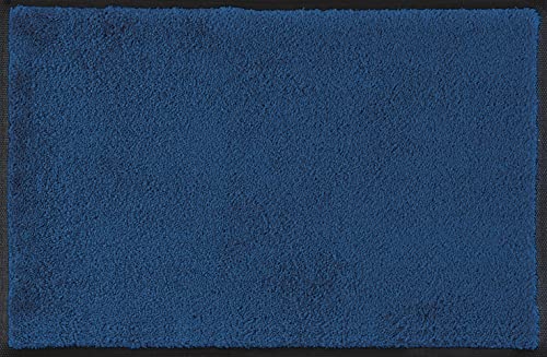 Wash+Dry Navy Fußmatte, Polyamid, blau, 50x75cm von Wash+Dry