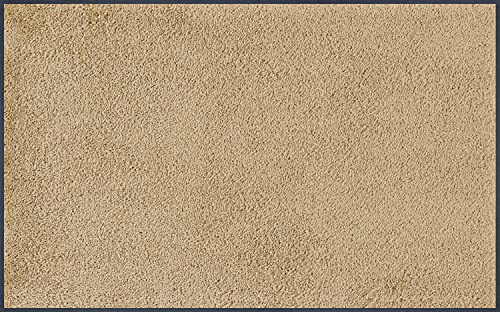wash+dry Fußmatte, Sahara 75x120 cm, innen und außen, waschbar, Beige von Wash+Dry