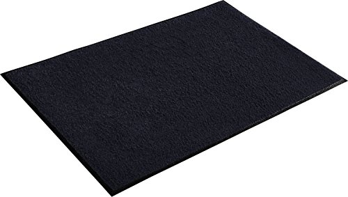 Wash+Dry Raven Black Fußmatte, Polyamid, schwarz, 120x180cm von Wash+Dry