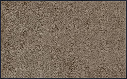 wash+dry Fußmatte, Taupe 75x120 cm, innen und außen, waschbar, Beige von Wash+Dry