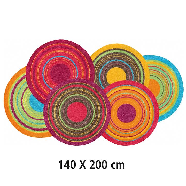 Teppich 'Cosmic Colours' 140x200 cm von Wash&Dry