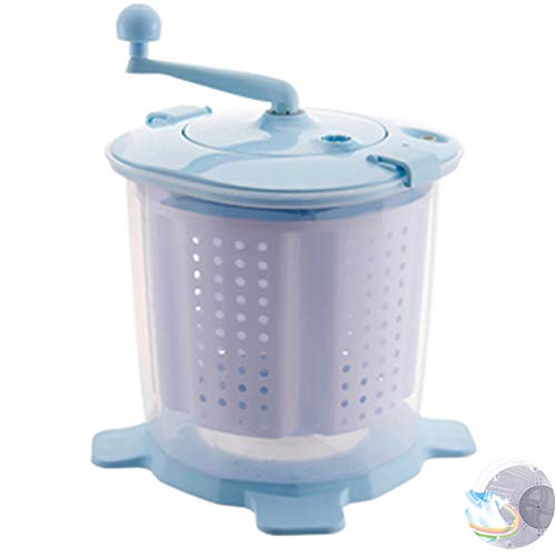 Mini-Handwaschmaschine Kleine Desktop-Waschmaschine mit Griff und abnehmbarem Wasserkorb, tragbare Waschmaschine mit schneller Entwässerung für Familien-Camping im Freien von Washers