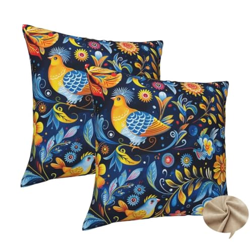 2er Set Kissenbezug 30x30 cm Quadratisch Sofa Kissen Nordisch Kissenhülle, Weicher Kissenbezug Retro Dekokissen mit Verstecktem Reißverschluss, Couchkissen Pillow Case für Bett Wohnzimmer Deko -J198 2er Set Kissenbezug 30x30 cm Quadratisch Sofa Kissen Nordisch Kissenhülle, Weicher Kissenbezug Retro Dekokissen mit Verstecktem Reißverschluss, Couchkissen Pillow Case für Bett Wohnzimmer Deko -J198 von Washifa