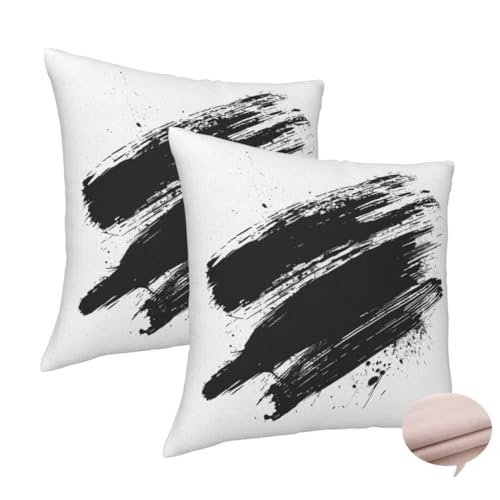 Kissenbezug 80x80 cm 2er Set Deko Kissen Abstrakt Kuschelkissen, Quadratisch Kissenbezug Einfach Sofakissen, Leinen Cushion Cover Doppelseitig Zierkissen für Couch Schlafzimme, Vier Jahreszeiten -J264 Kissenbezug 80x80 cm 2er Set Deko Kissen Abstrakt Kuschelkissen, Quadratisch Kissenbezug Einfach Sofakissen, Leinen Cushion Cover Doppelseitig Zierkissen für Couch Schlafzimme, Vier Jahreszeiten -J264 von Washifa