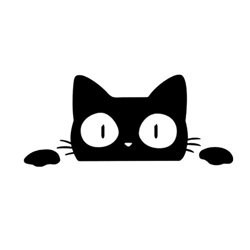 Washranp Autoaufkleber Reflektierende Spähende Katze Tier Auto Styling Dekorative Aufkleber Auto Fenster Aufkleber Schwarz Washranp Autoaufkleber Reflektierende Spähende Katze Tier Auto Styling Dekorative Aufkleber Auto Fenster Aufkleber Schwarz von Washranp
