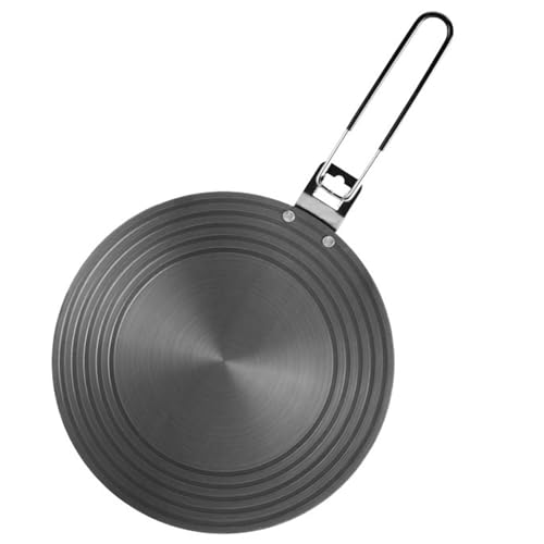 Washranp Elektrischer Herd Topf Simmerplatte Schnelle Heizung Gas mit Anti-Verbrühungsgriff Runde Hitze Diffusor für Kochgeschirr 28cm von Washranp