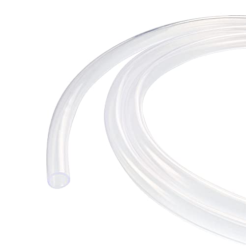 PVC-Rohr, transparenter PVC-Schlauch, Vinylschlauch, 5 mm Innendurchmesser, 7 mm Außendurchmesser, 2,5 m, flexibel, leicht, for Wasserschläuche, Luftschläuche (Color : Clear, Size : 8mm x 10mm) von WasiQghs