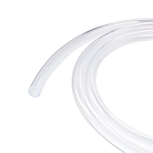 PVC-Rohr, transparenter PVC-Schlauch, Vinylschlauch, 5 mm Innendurchmesser, 7 mm Außendurchmesser, 2,5 m, flexibel, leicht, for Wasserschläuche, Luftschläuche (Color : Clear, Size : 8mm x 11mm) von WasiQghs