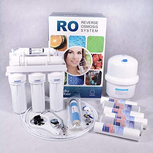 Wassefilter Germany UMKEHROSMOSEANLAGE Sechs Stufen Filtration - Mit 1 Jahr Filtereinsätzen - Permeable Membran inklusive - Kalkfreies und Keimfreies Trinkwasser für die ganze Familie Wassefilter Germany UMKEHROSMOSEANLAGE Sechs Stufen Filtration - Mit 1 Jahr Filtereinsätzen - Permeable Membran inklusive - Kalkfreies und Keimfreies Trinkwasser für die ganze Familie von Wassefilter Germany