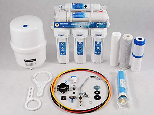 Wassefilter Germany Umkehrosmoseanlage mit lebensmittelechten Tank - 75 GPD HOCHLEISTUNGS MEMBRAN - 6fache Filtration inkl BIOaktivkohle und Post Carbon Wassefilter Germany Umkehrosmoseanlage mit lebensmittelechten Tank - 75 GPD HOCHLEISTUNGS MEMBRAN - 6fache Filtration inkl BIOaktivkohle und Post Carbon von Wassefilter Germany