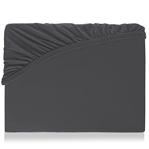 Aqua Jersey Stretch Wasserbett Spannbettlaken Elastan Baumwolle Wasserbetten Spannbetttuch Übergröße 18 Farben 180x200 bis 220x200 (anthrazit/dunkelgrau) Aqua Jersey Stretch Wasserbett Spannbettlaken Elastan Baumwolle Wasserbetten Spannbetttuch Übergröße 18 Farben 180x200 bis 220x200 (anthrazit/dunkelgrau) von Liakai